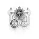 Croatia tattoo design idea