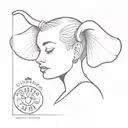 dumbo ears tattoo design idea