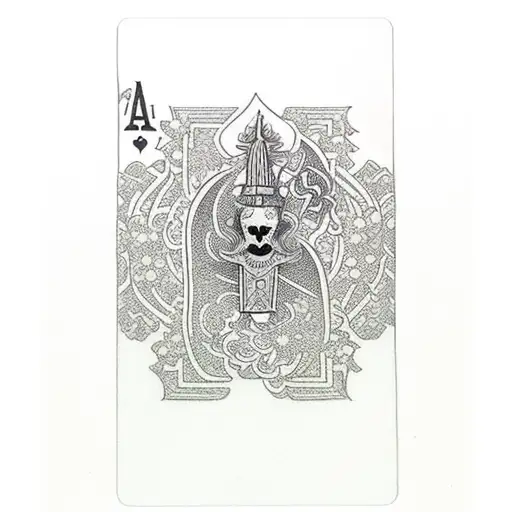 Ace of spades card and San Francisco  tattoo design idea