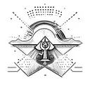 Ace of spades card with SF Bay Area references  tattoo design idea
