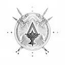 Ace of spades with SF Bay Area references  tattoo design idea