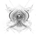 Ace of spades with SF Bay Area references  tattoo design idea
