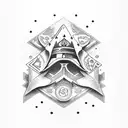 Ace of spades with SF Bay Area references  tattoo design idea