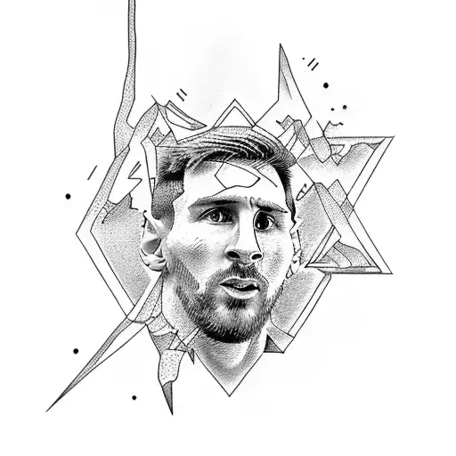Messi  tattoo design idea