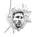 Messi  tattoo design idea