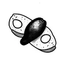 avocado  tattoo design idea