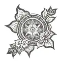 70s inspired tattoo featuring tattoo design idea