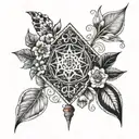 70s inspired tattoo featuring tattoo design idea