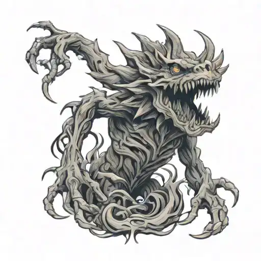 demogorgon tattoo design idea