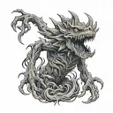 demogorgon tattoo design idea