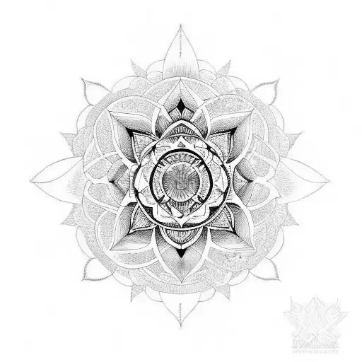 chakras tattoo design idea