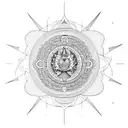 7 chakras tattoo design idea