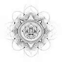 7 chakras tattoo design idea