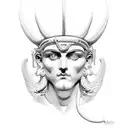 hermes god tattoo design idea