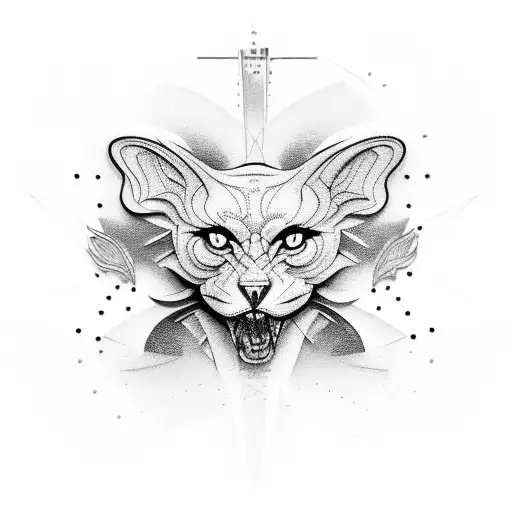 techno, matrix tattoo design idea