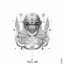 may 11th 2022 in Roman numerals  tattoo design idea