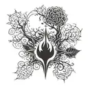 Design a tattoo inspired by Matt, Chris, and Nick Sturniolo's art style tattoo design idea