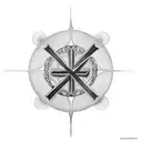 Christian Cross with scroll tattoo design idea