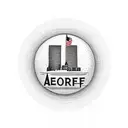 A golf ball on a tee with a skyline of New York in the background tattoo design idea