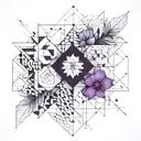 Violet Theodore Samuel tattoo design idea