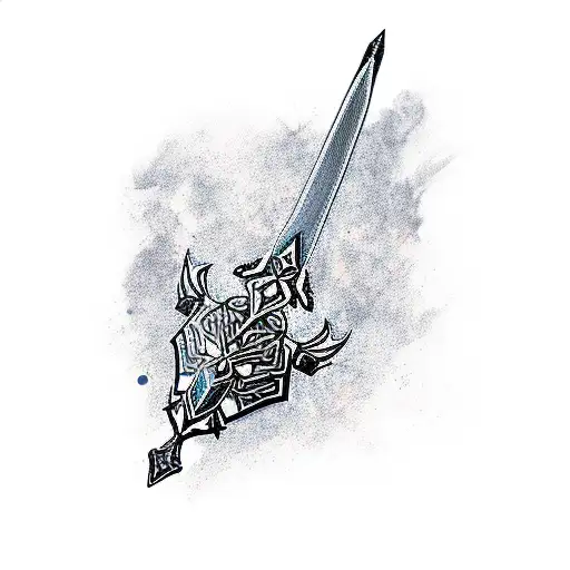 The Legend Of Zelda Sword tattoo design idea