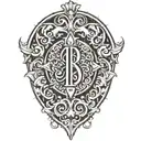 initials: cylyby tattoo design idea