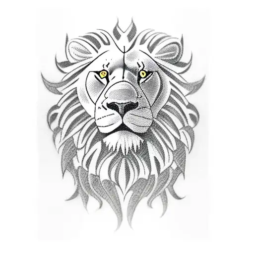 tartan and lion rampant tattoo design idea