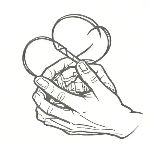 Freddy kruger's hand drawing an infinity symbol tattoo design idea