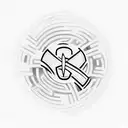 A minimalistic design of Lightning McQueen's iconic number 95 with a nurse's cross symbol tattoo design idea
