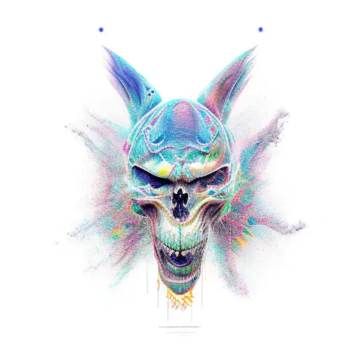 sharp symetrical design tattoo design idea