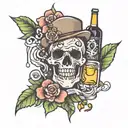 I'm not drunk tattoo design idea