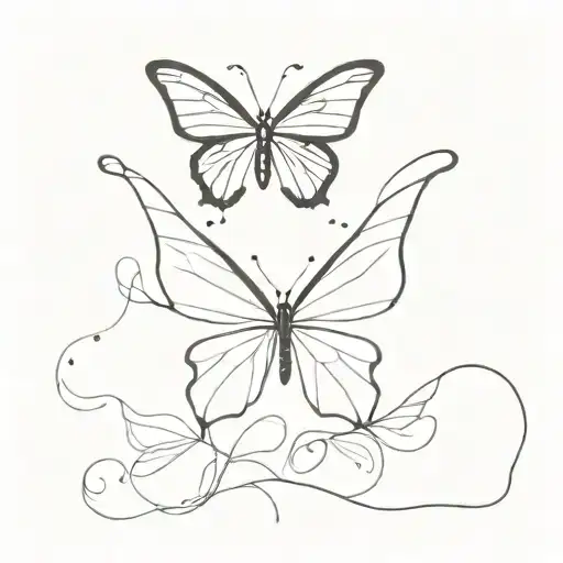butterfly "evolve" tattoo design idea