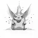 Gengar pokemon tattoo design idea