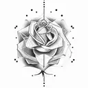 A tattoo depicting the evolution of technology and its impact on human improvement, with a rose symbolizing beauty amidst progress tattoo design idea