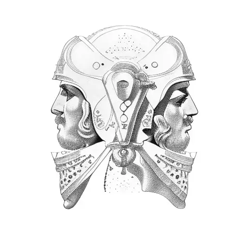 Alexander the great tattoo design idea