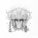 Alexander the great tattoo design idea