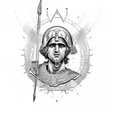 Alexander the great tattoo design idea