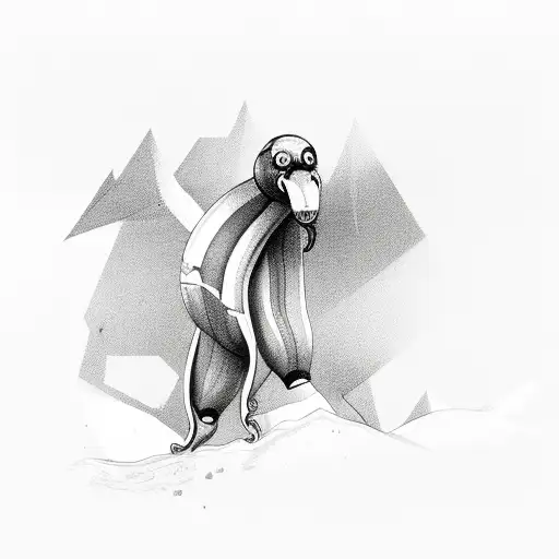 banana  tattoo design idea