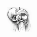 banana  tattoo design idea