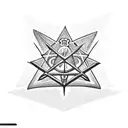 spongebob lifing up illuminati symbol tattoo design idea