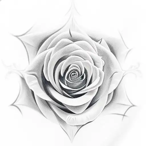 rose shaped eye, hades, Tetragrammaton, roses tattoo design idea