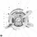 2001 a space odyssey tattoo design idea