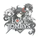  text that says: i love tomboys. Change the girl for Ryuko matoi from the anime kill la kill tattoo design idea