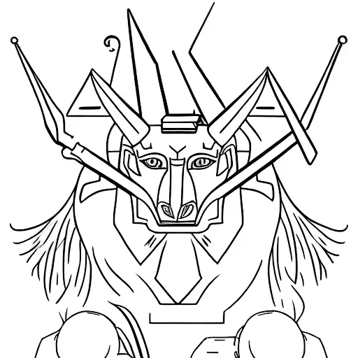 Anubis and Baste tattoo design idea