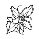 gladious and holly birth flowers  tattoo design idea