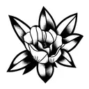 gladious and holly birth flowers  tattoo design idea