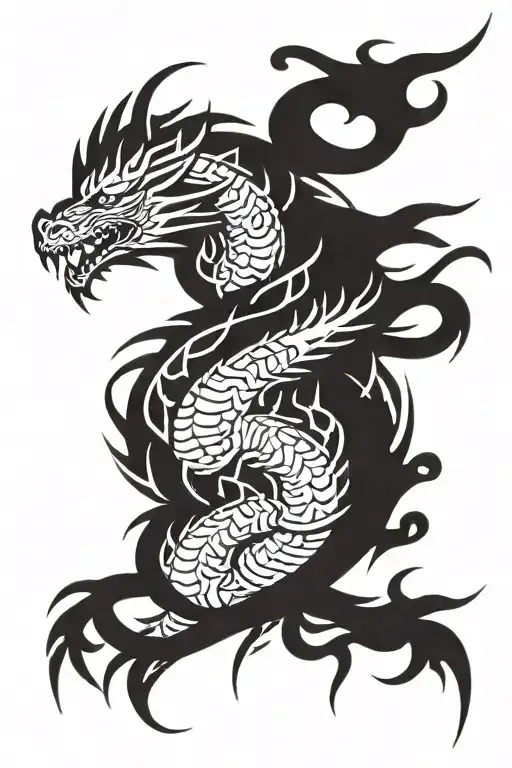 Imitation dragon claw scratches From each scratch, five elements pour out. fire, earth, air, water, heart tattoo design idea