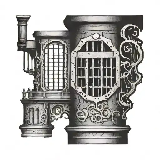 Prison tattoo design idea