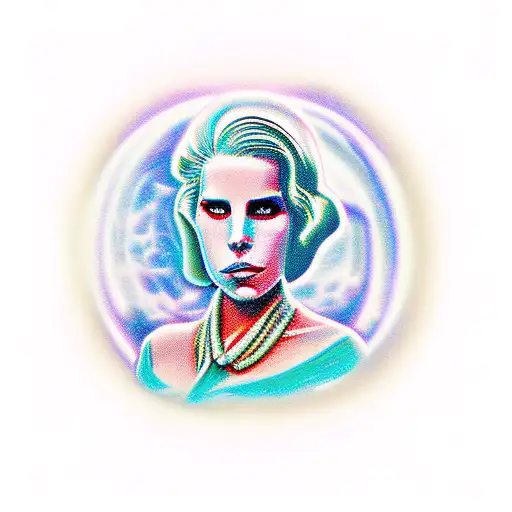 Lana Del Rey million dollar man  tattoo design idea