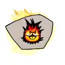 calcifer on a match tattoo design idea